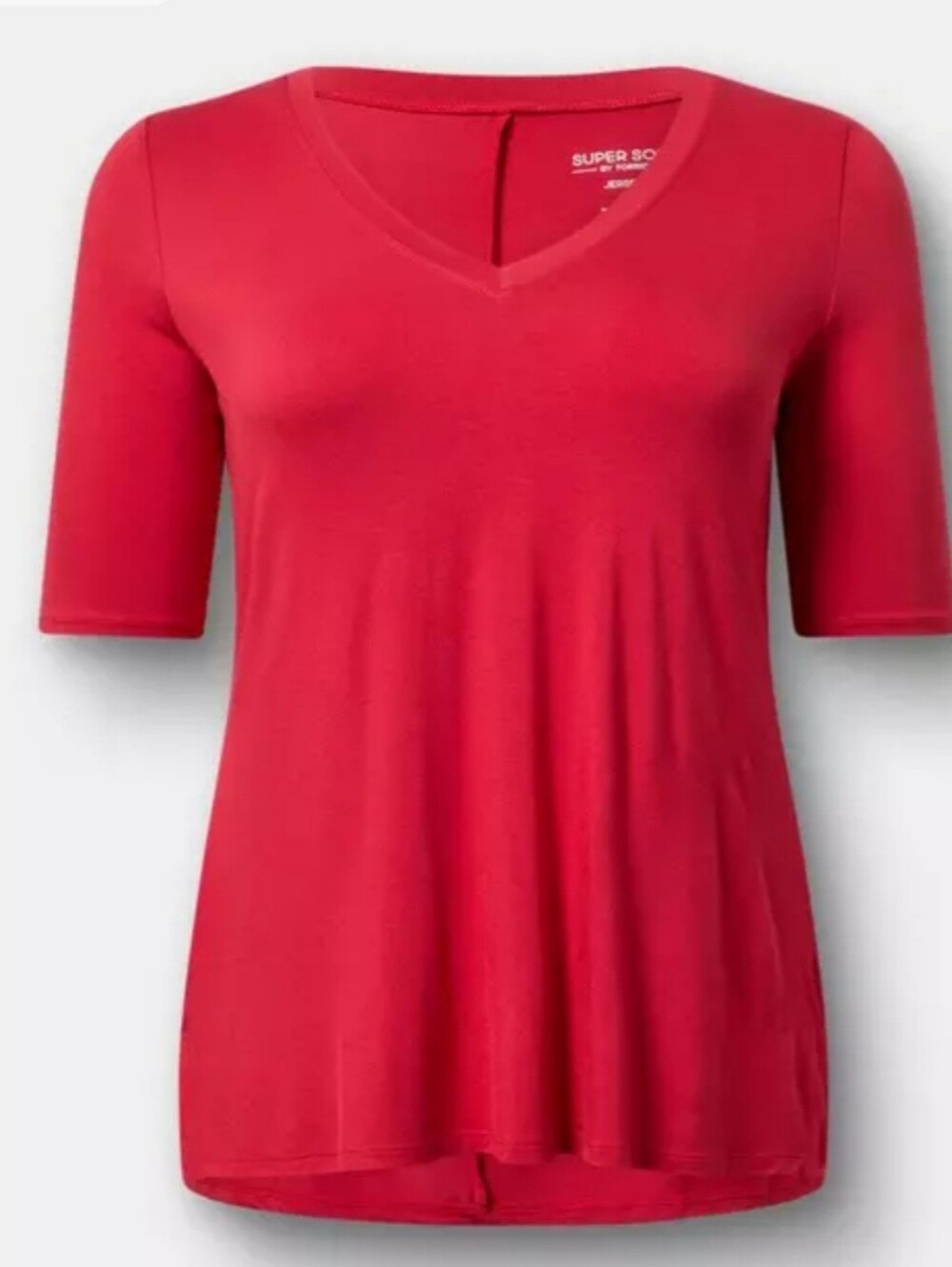 Super Soft V-Neck Tunic Tee